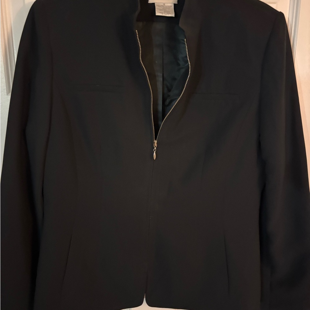 Worthington Black Women's Blazer with Zipper